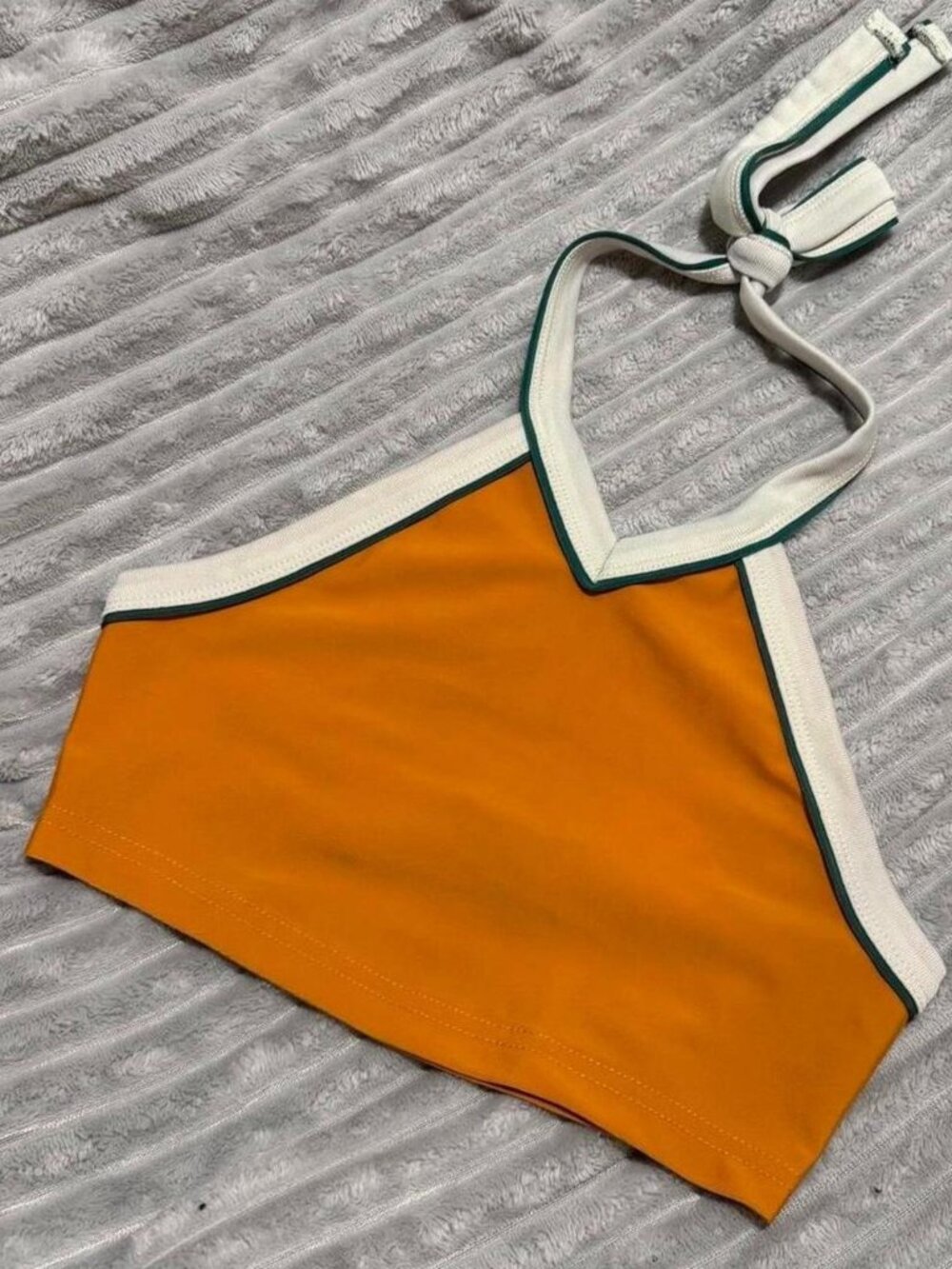 Urban Outfitters Women's Orange Halter Top